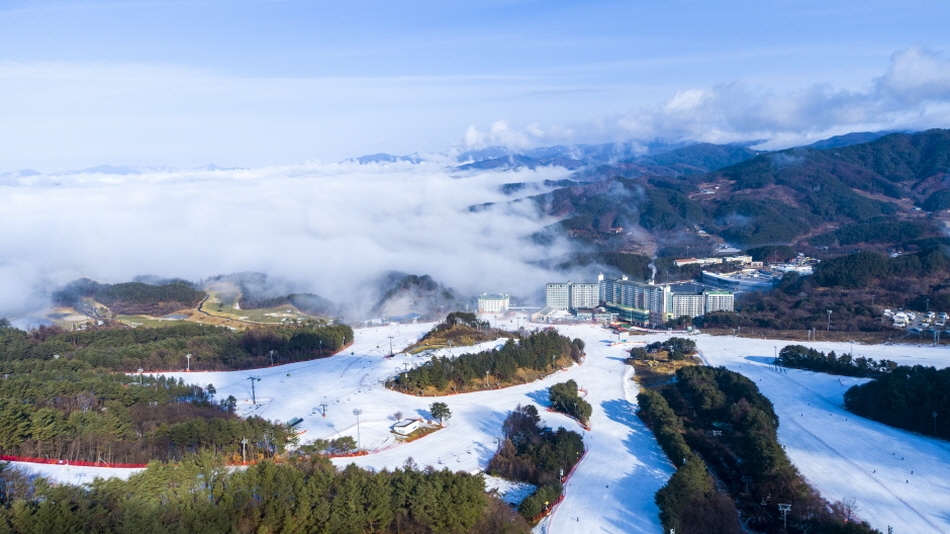 韓國滑雪:維利希利渡假村滑雪場